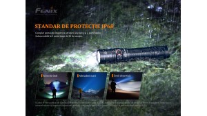 Fenix PD35 V3.0 - Lanternă Tactică - 1700 Lumeni - 357 Metri - Black